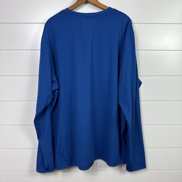 Duluth Trading Armachillo Sunperior UPF Long Sleeve Crewneck Shirt Blue sz 2XL - Picture 6 of 7